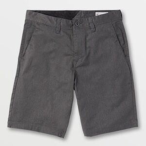 5/$25 Volcom FRICKIN CHINO SHORTS - CHARCOAL HEATHER size 30